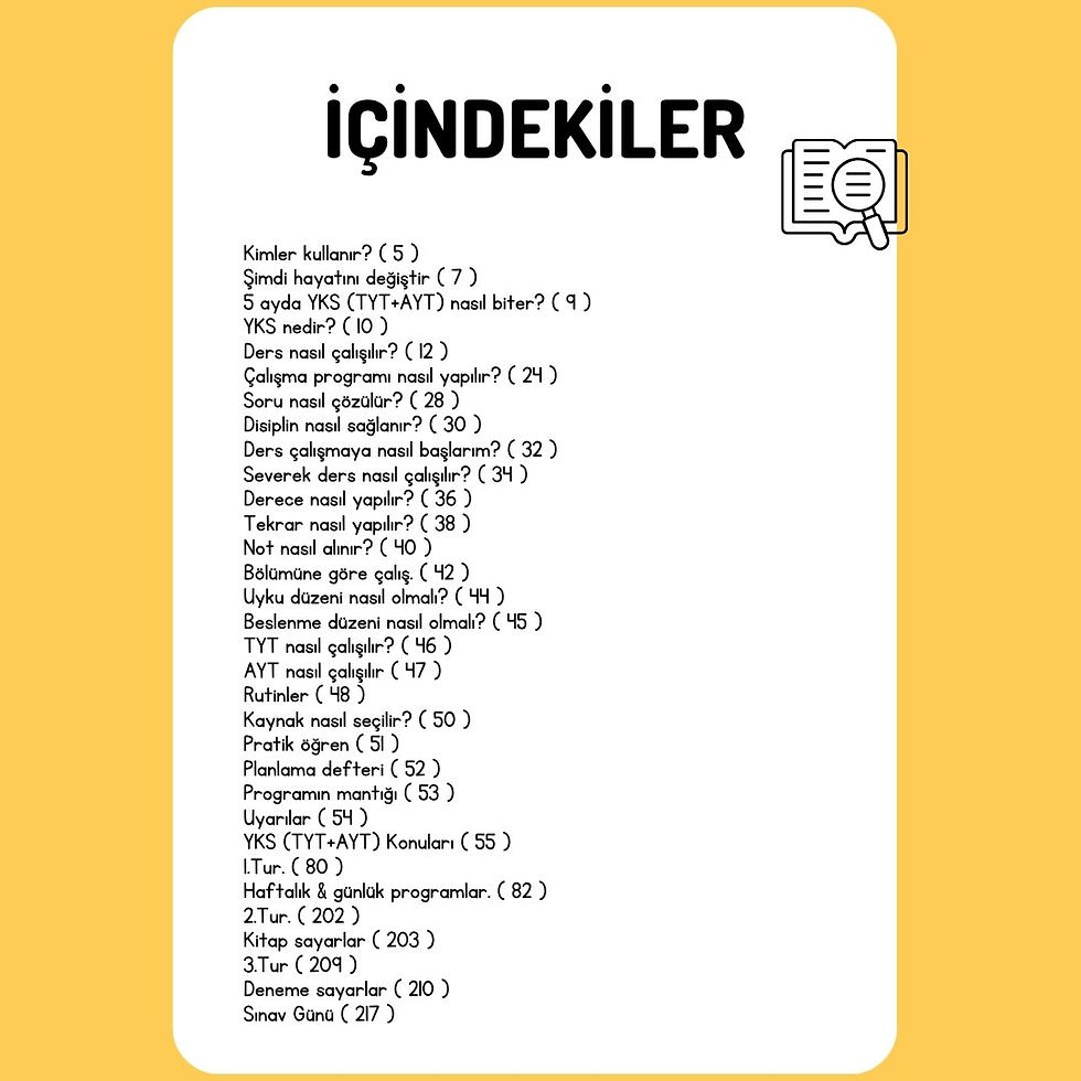 Küçük resim: 5 Ayda YKS Bitirme Programı - Eşit Ağırlık - Premium - Pdf
