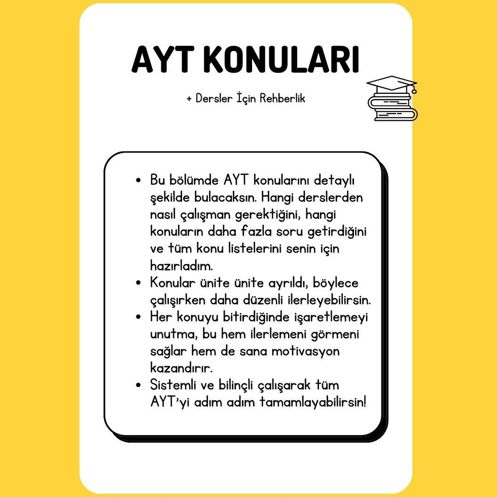 Küçük resim: 3 Ayda AYT Bitirme Programı - Sayısal - Premium - Pdf