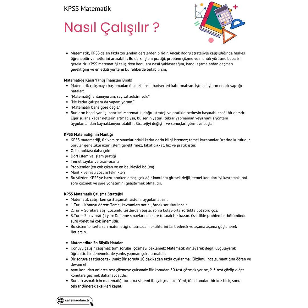 Küçük resim: 6 Ayda KPSS Bitirme Programı - Premium - Pdf