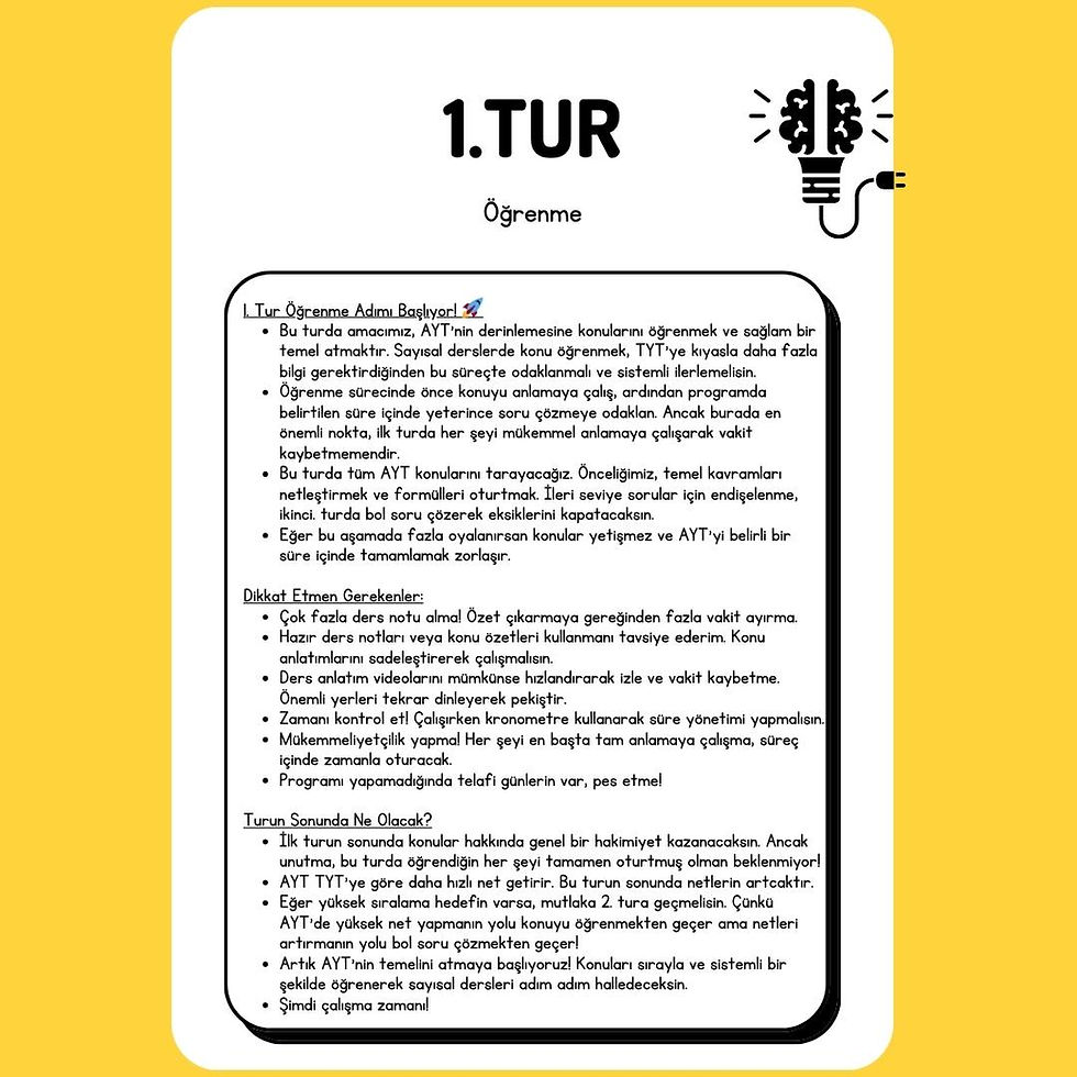 Küçük resim: 3 Ayda AYT Bitirme Programı - Eşit Ağırlık - Premium - Pdf