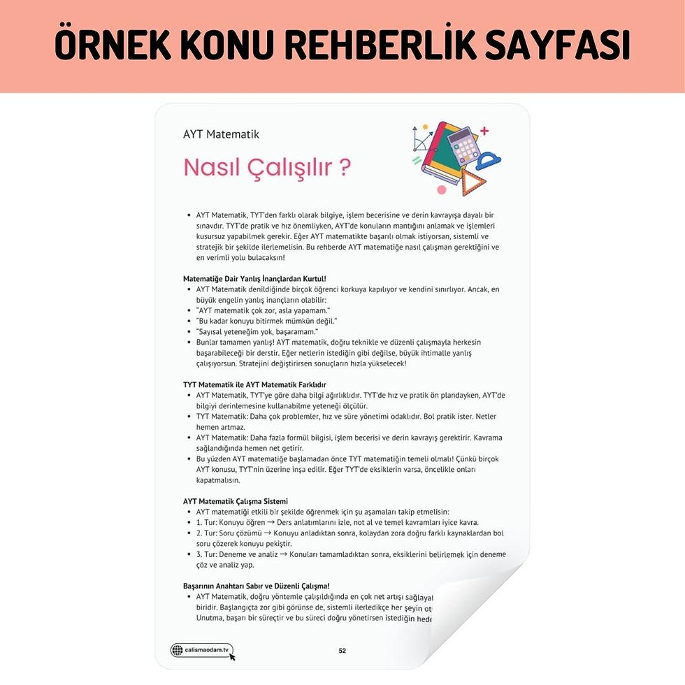 Küçük resim: 5 Ayda AYT Bitirme Programı - Sayısal - Premium - Pdf