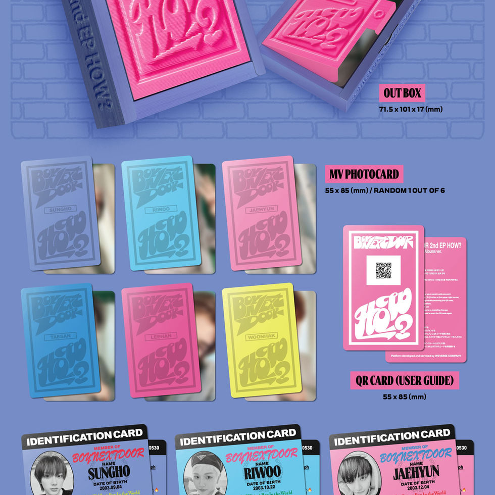 BOYNEXTDOOR - HOW? - EP 2 (Weverse Albums Ver.)