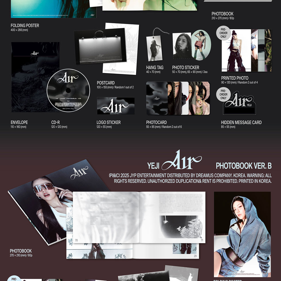 YEJI (of itzy) – Air (Photobook Ver.)