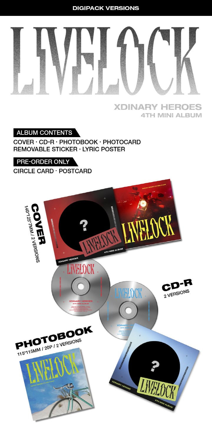 XDINARY HEROES Livelock (Digipack)