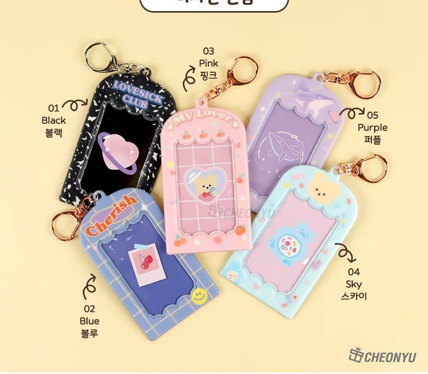 Porte clé pour Photocard