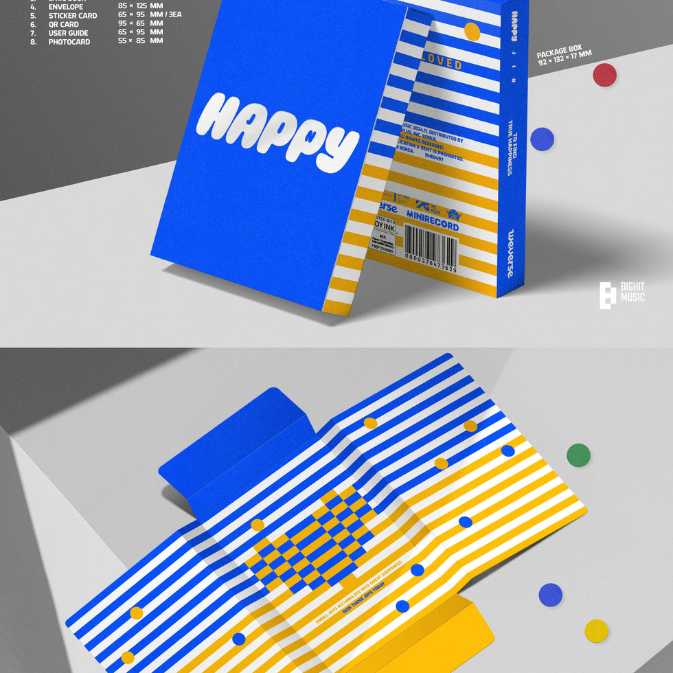 JIN (of BTS) - HAPPY (Weverse ver.) - 1st Solo Album