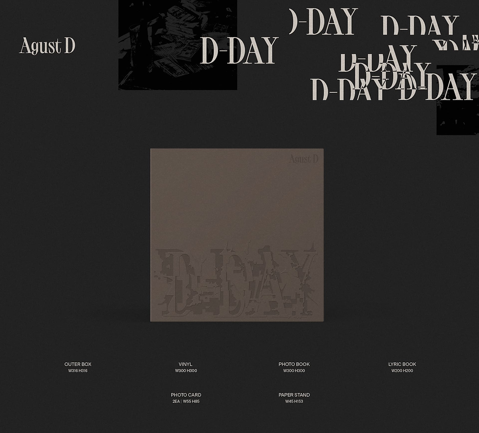 AGUST D (of BTS) - D-DAY (LP Ver.)