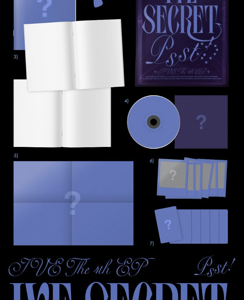 IVE – IVE Secret (Shh! Ver. / Gasp! Ver. / Psst! Ver.)