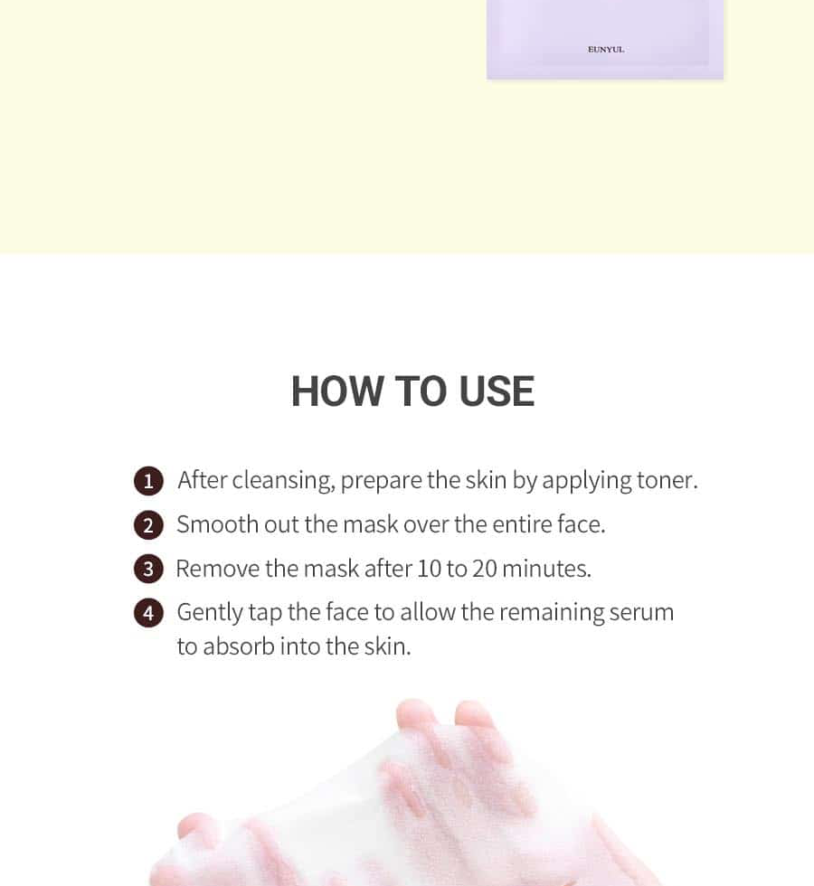 K-BEAUTY - EUNYUL masque de soin