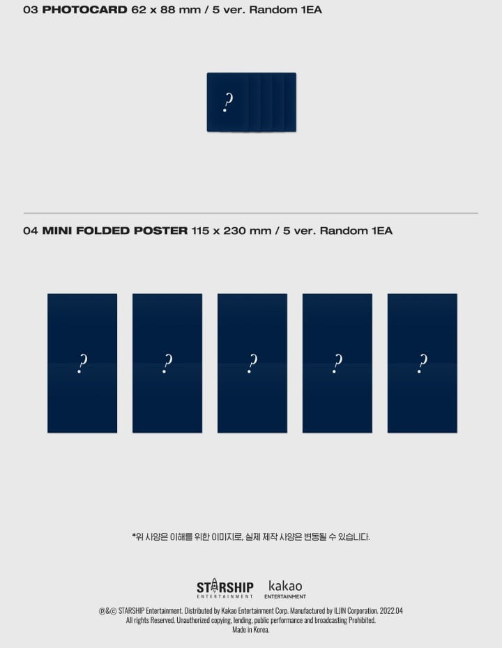 MONSTA X - SHAPE of LOVE (Jewel ver.) - Mini Album Vol.11