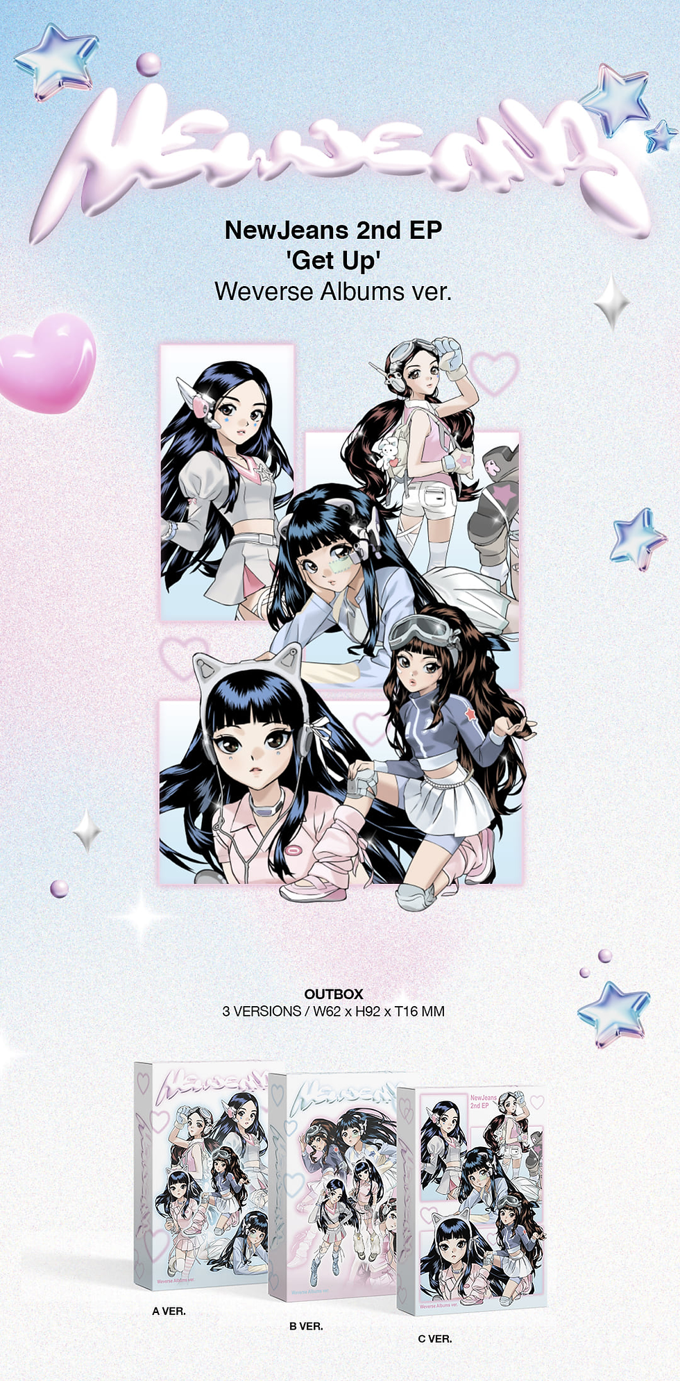 NEWJEANS - GET UP (Weverse album)