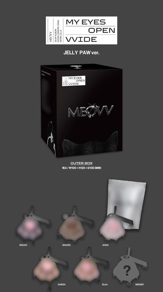 MEOVV - MY EYES OPEN VVIDE (JELLY PAW Ver.)