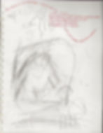 Mary sketches Pre-K