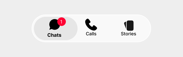 Fixed signal notification bar