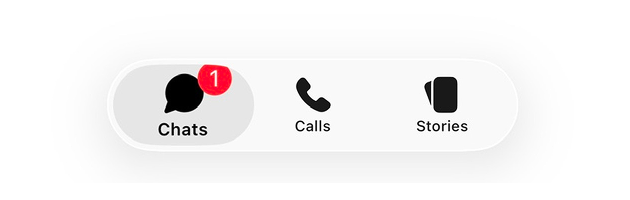 Signal notification bar