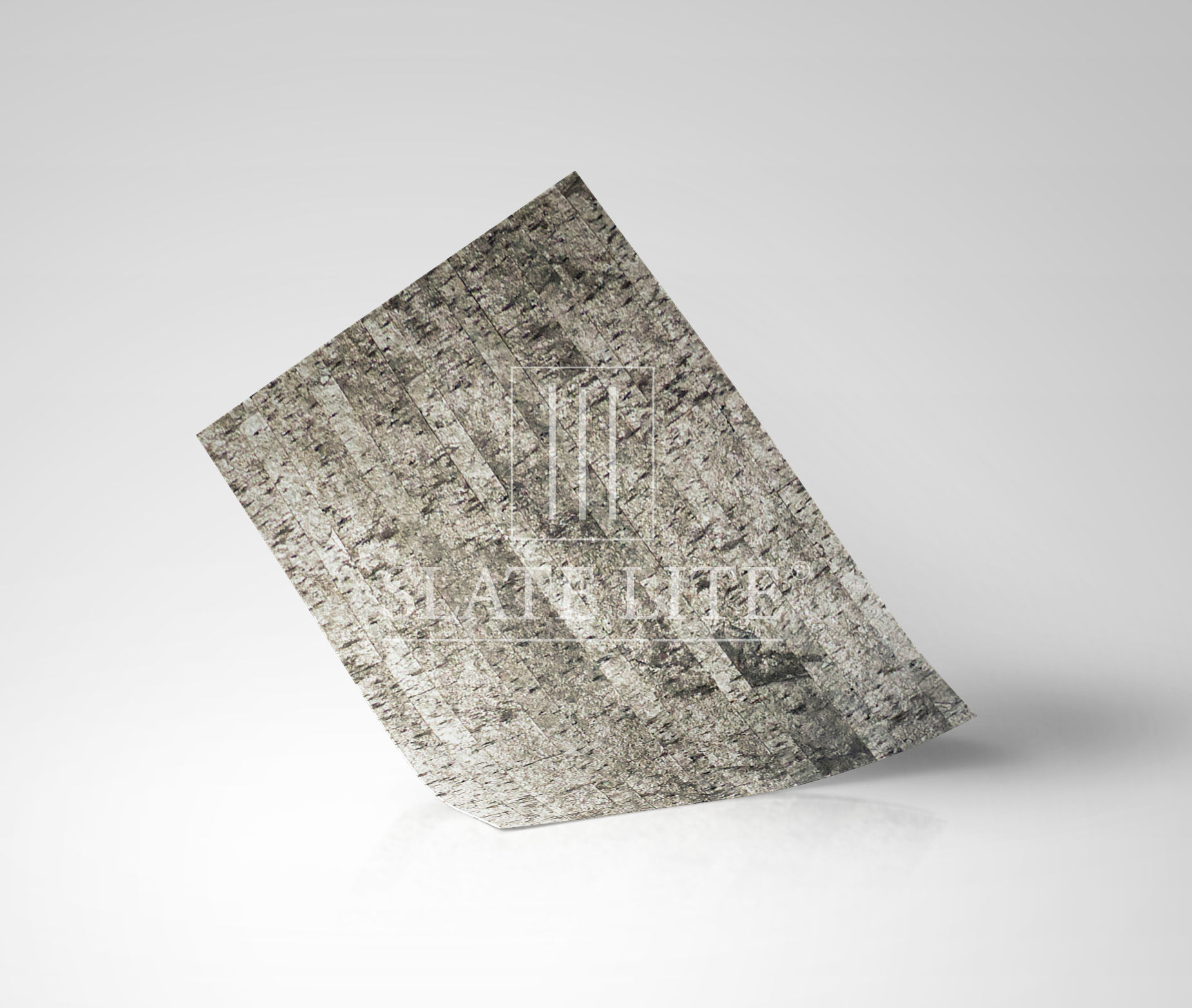 Feuille de pierre Silver Grey - Mosaic Mica