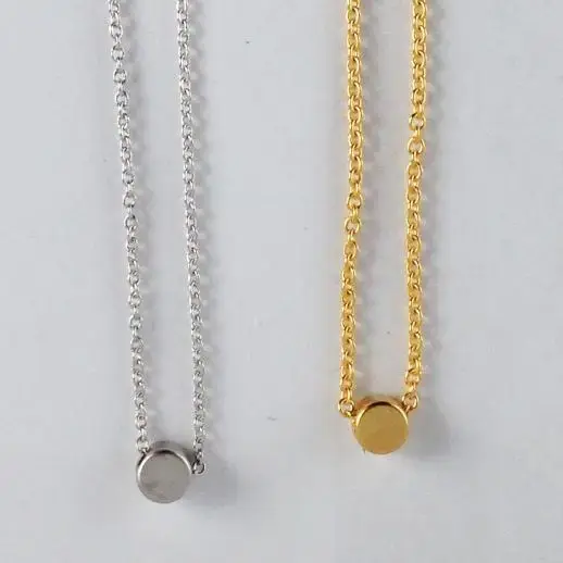 Dot Bead Charm Necklace