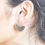 Thumbnail: Geometric Mini Semi Circle Stud Earrings