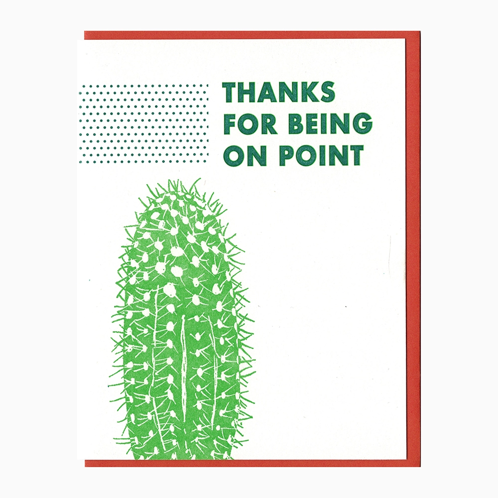 Thanks For Being On Point