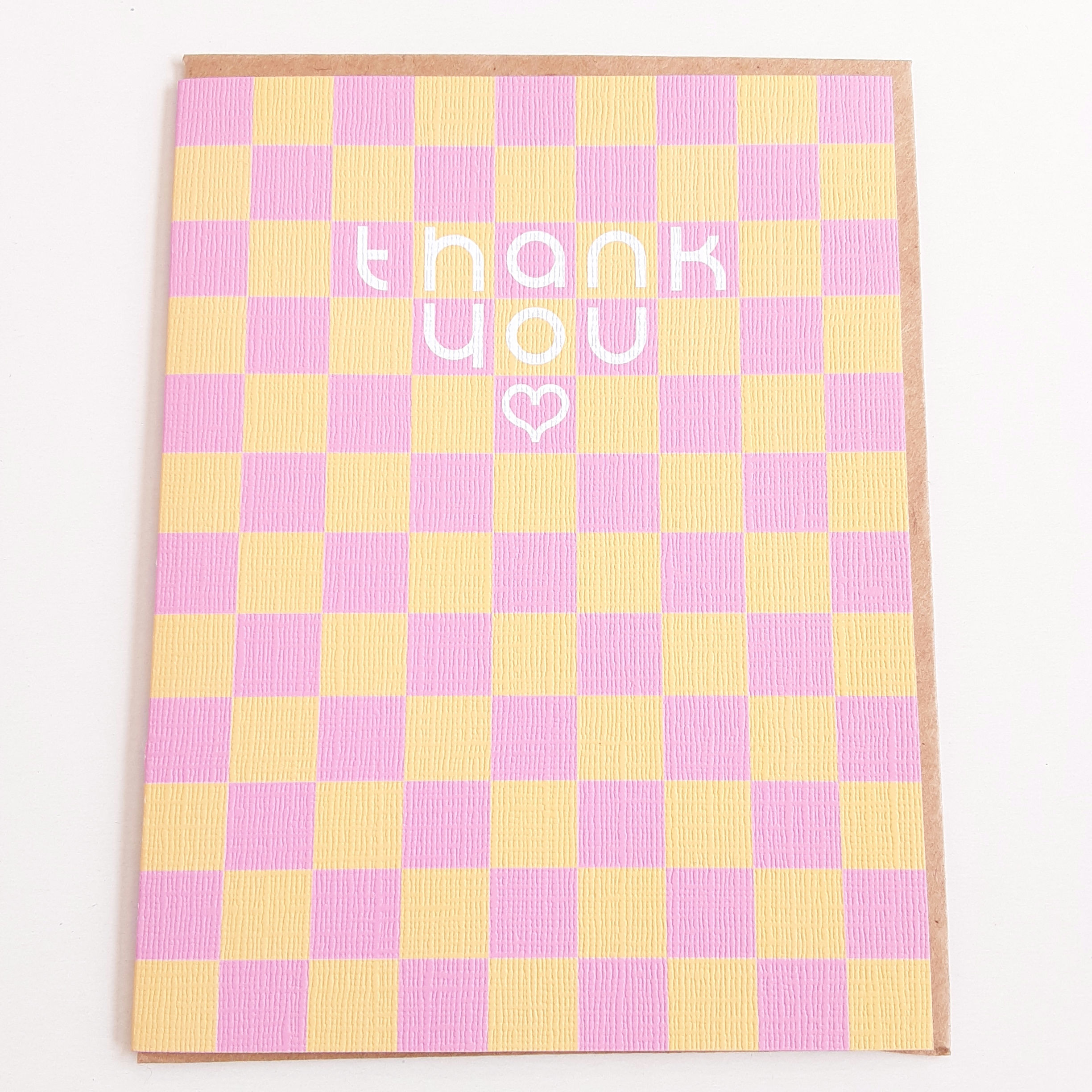 Checkered Thank You