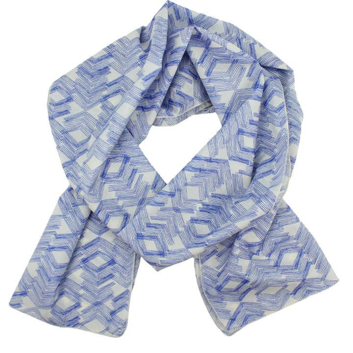 Thumbnail: Scarf, Cotton Voile 13"x 60", D. Herbert