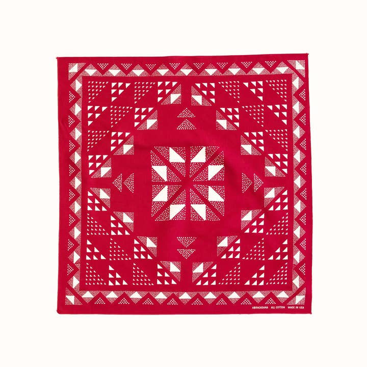 Red, Quilt Bandana