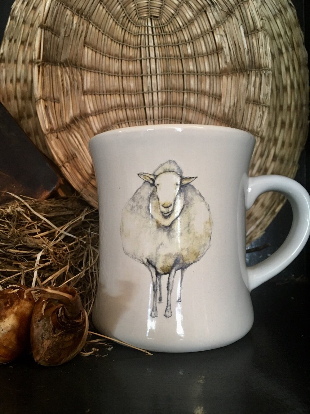 Sheep Mug by Lisa Hurwitz