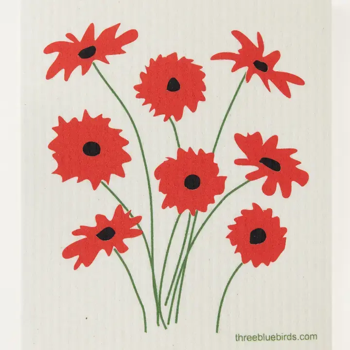 Gerbera Swedish Dishcloth