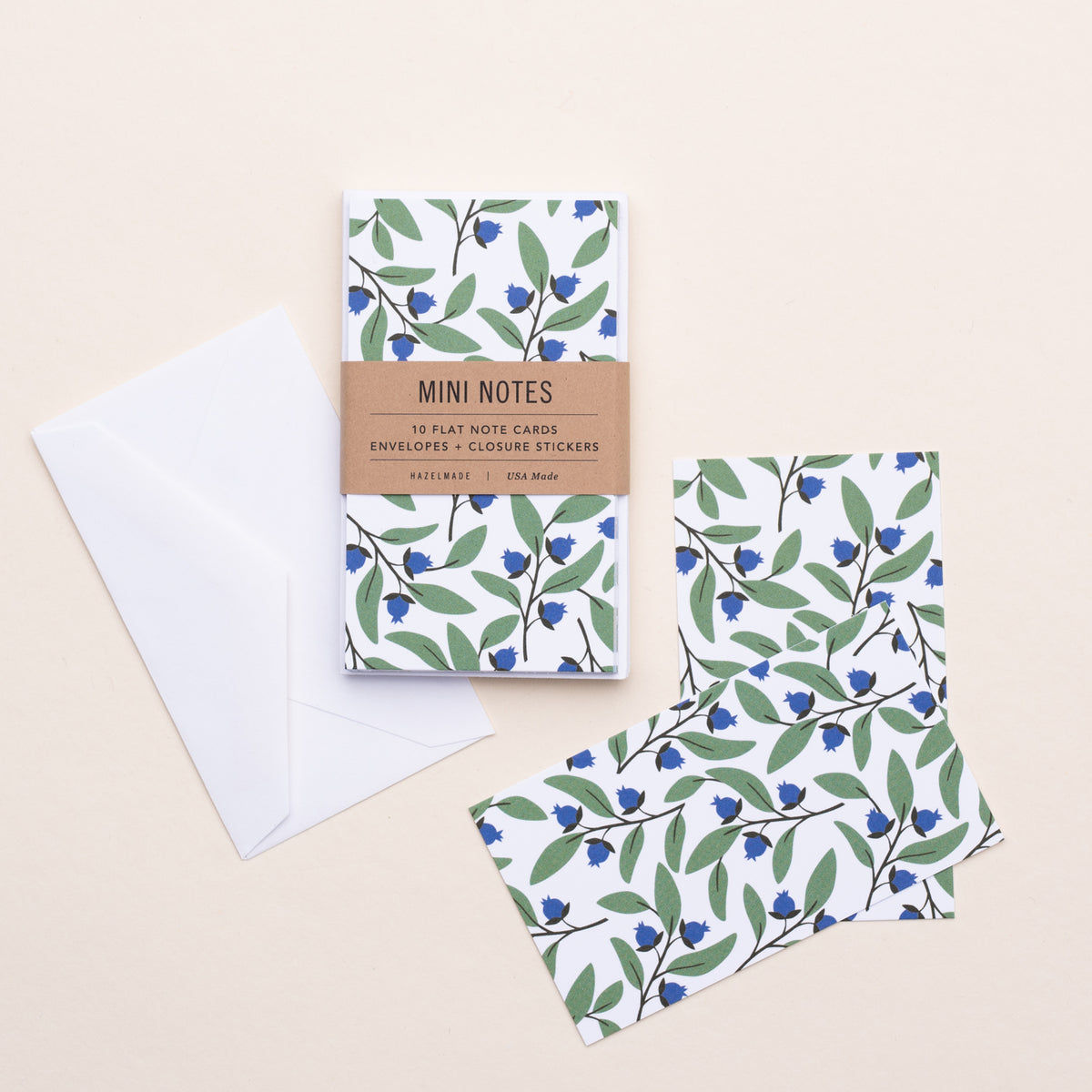 Blueberries Mini Note Set