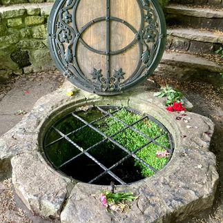 sacred site of Chalice Well in Glastonbury