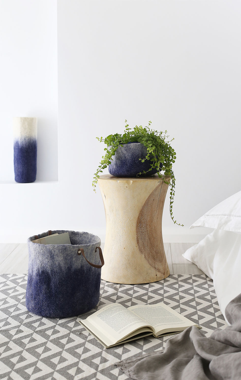 Mechi multi-purpose basket Midnight Blue