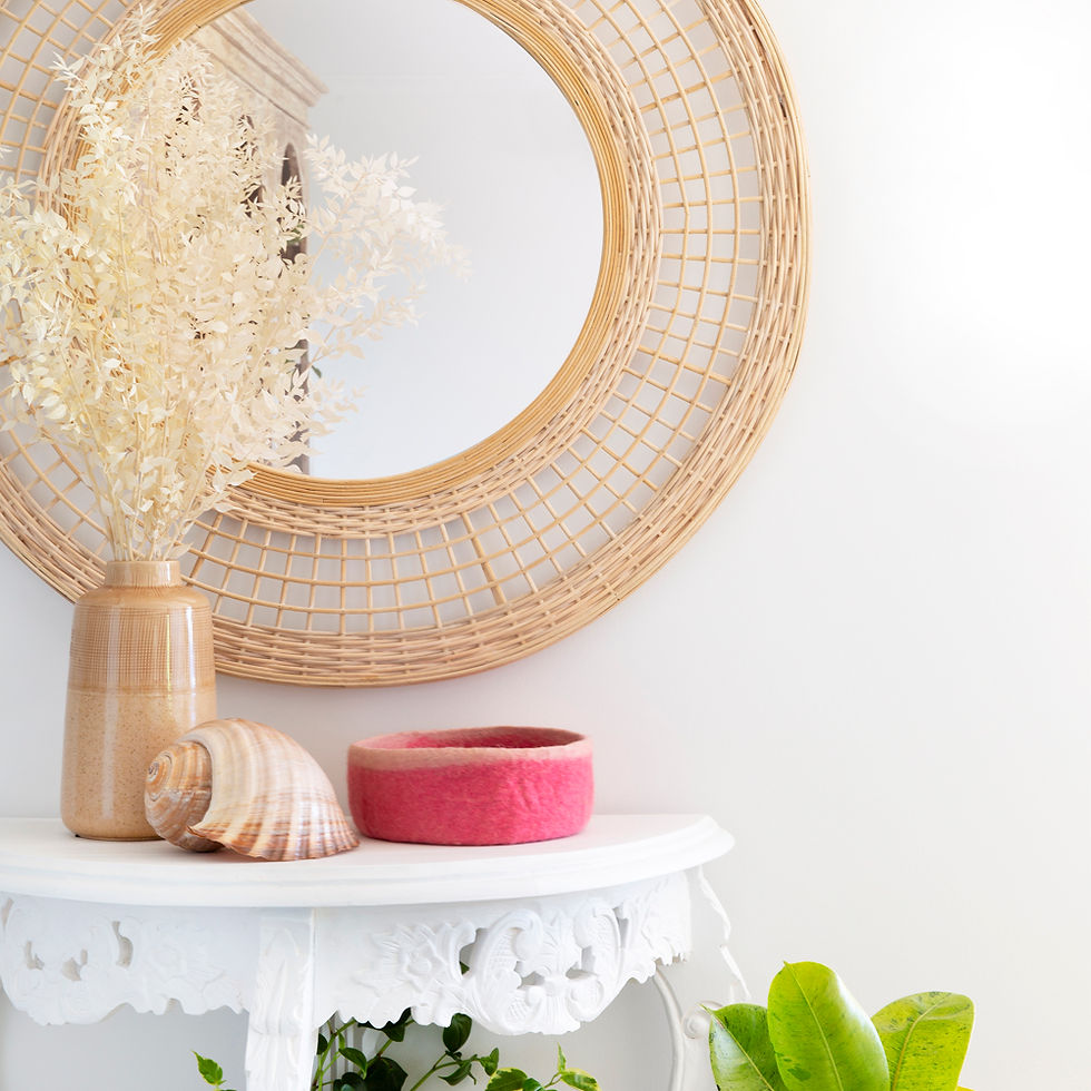 Thumbnail: Catch all felt bowl various colours grishm 