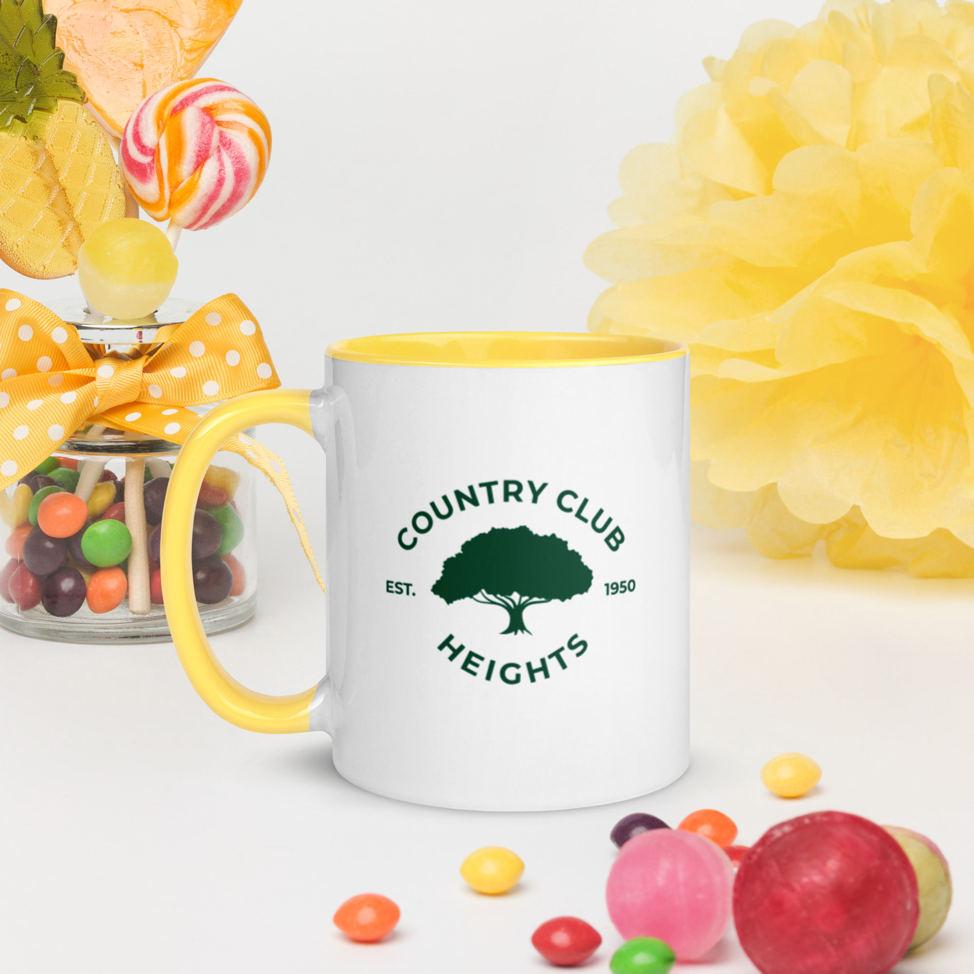 Vintage CCH Mug with Color Inside