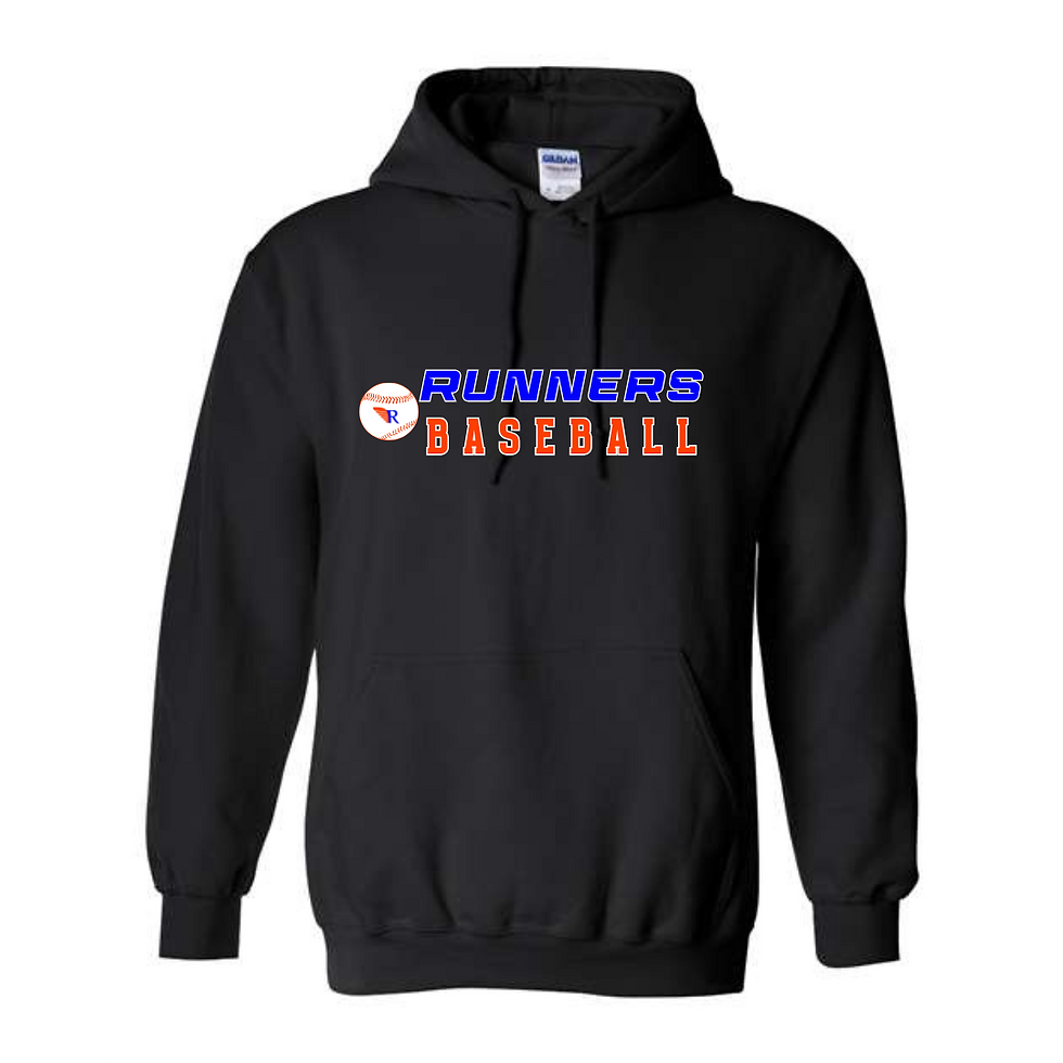Thumbnail: Hooded Sweatshirt - GILDAN - FR Baseball logo