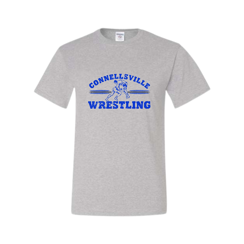 Thumbnail: T-shirt 50/50 Blend Jerzees - Connellsville Wrestling Wrestlers