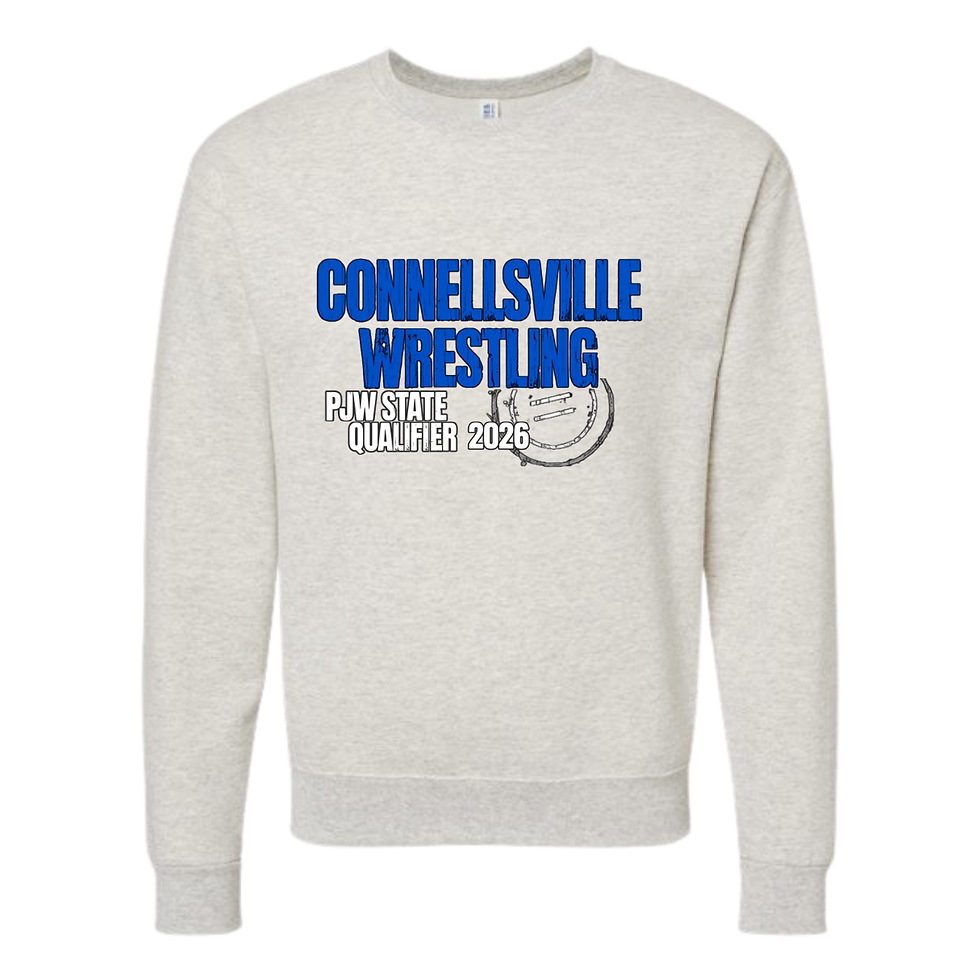 Thumbnail: PJW 2026 Crewneck Sweatshirt Connellsville Wrestling