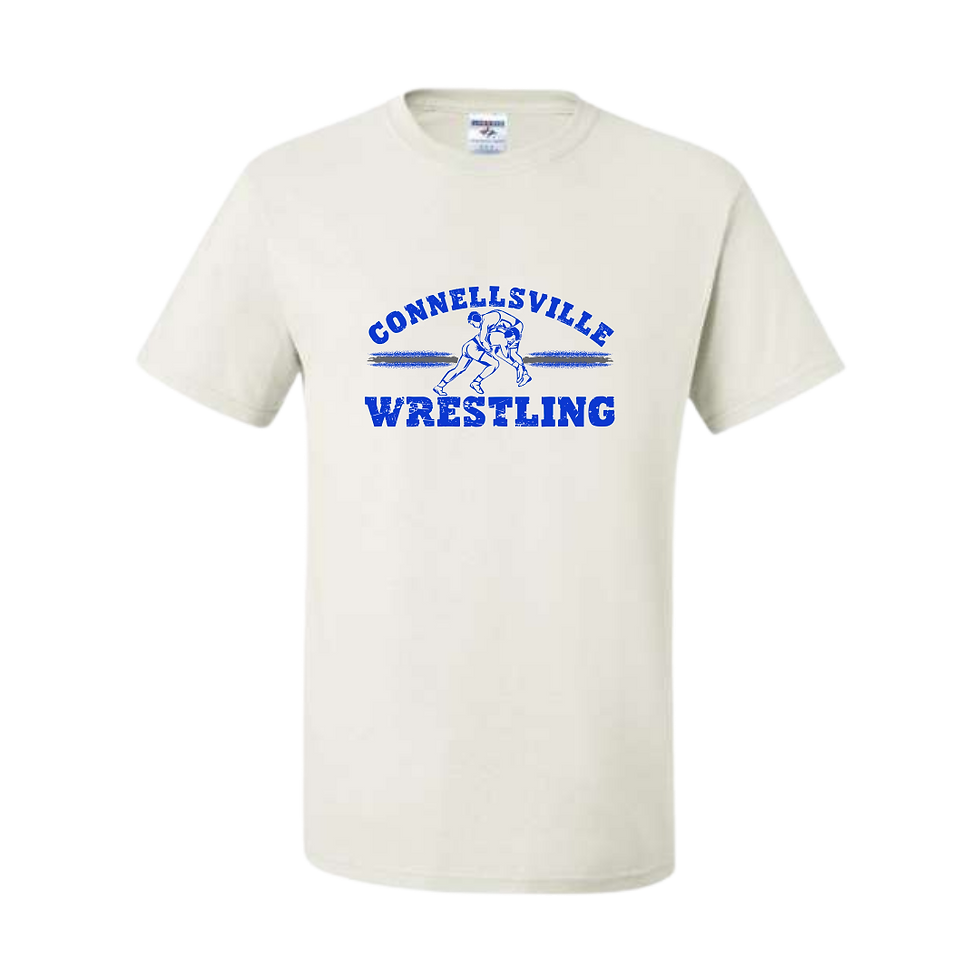 Thumbnail: T-shirt 50/50 Blend Jerzees - Connellsville Wrestling Wrestlers