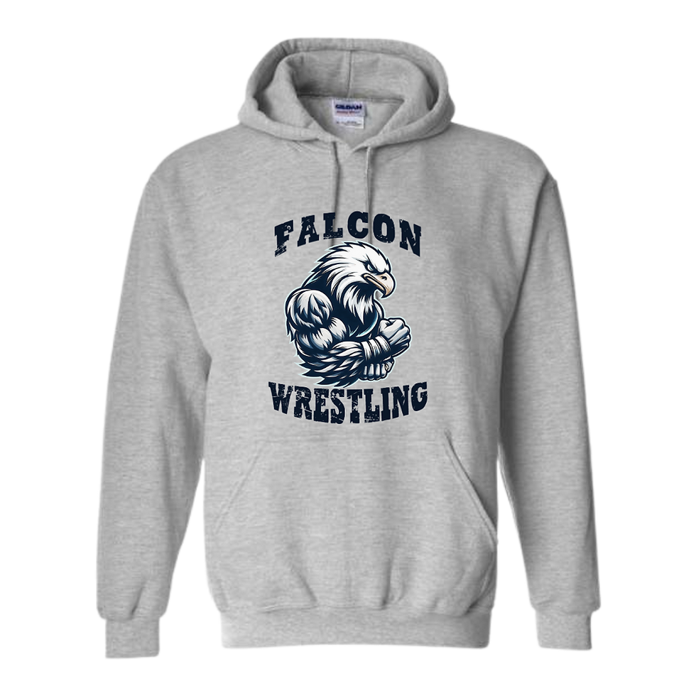 Thumbnail: Hooded Sweatshirt - Falcon Wrestling