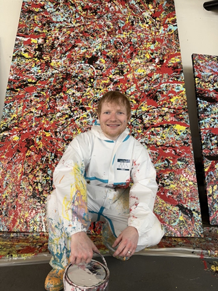 'What's The Problem?' Ed Sheeran's paintings at Heni Gallery