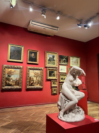 Is it Argentine or European? A review of the permanent exhibition space at the Museo Nacional de Bellas Artes, Buenos Aires.