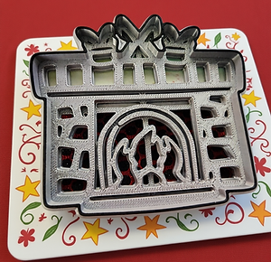 Fireplace Cookie Cutter by Beverly's Butterflies Creative Boutique