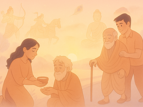 Dharma lives in the quiet choices, the ones guided by love, truth, and gentle courage.