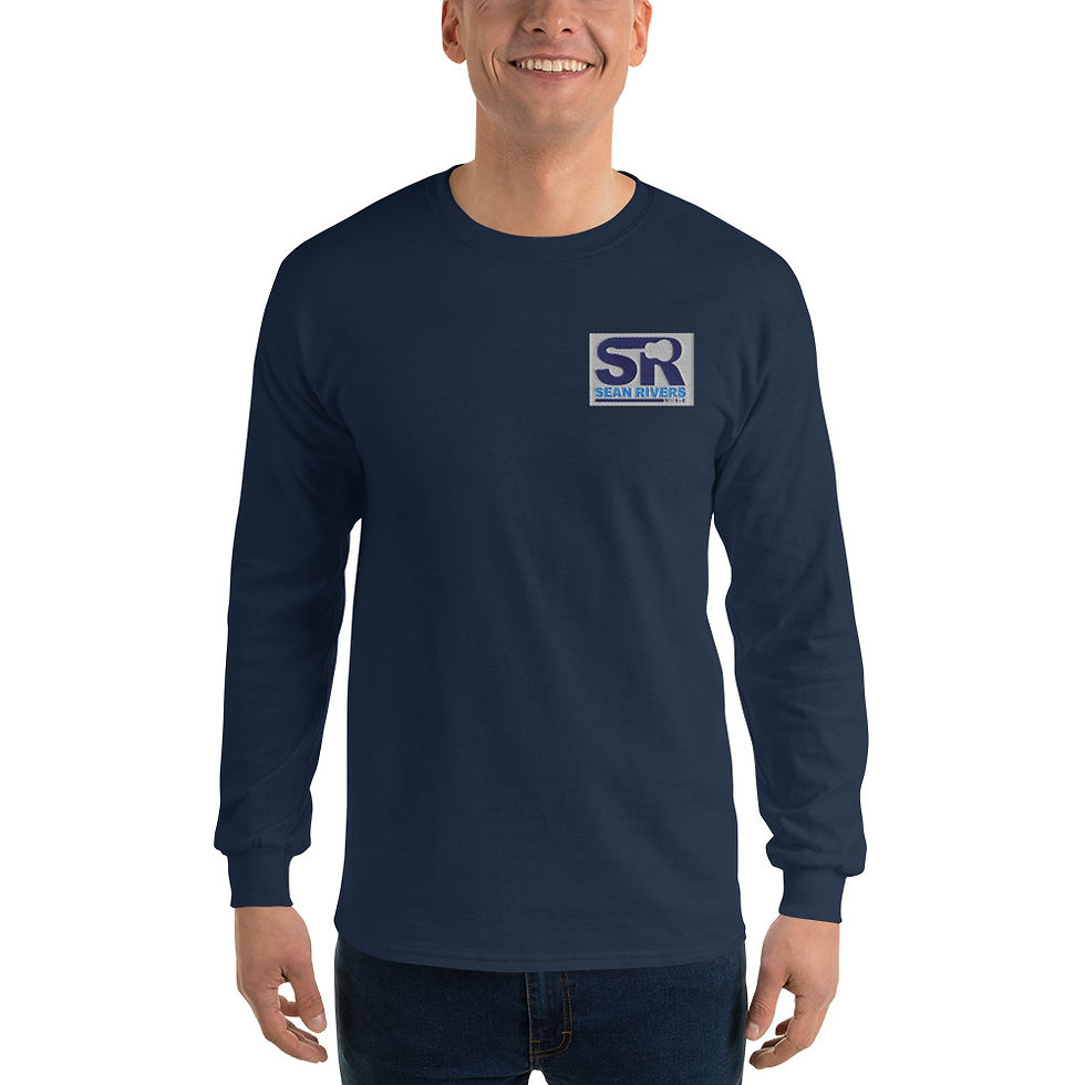Thumbnail: Men's Long Sleeve Shirt Square Logo