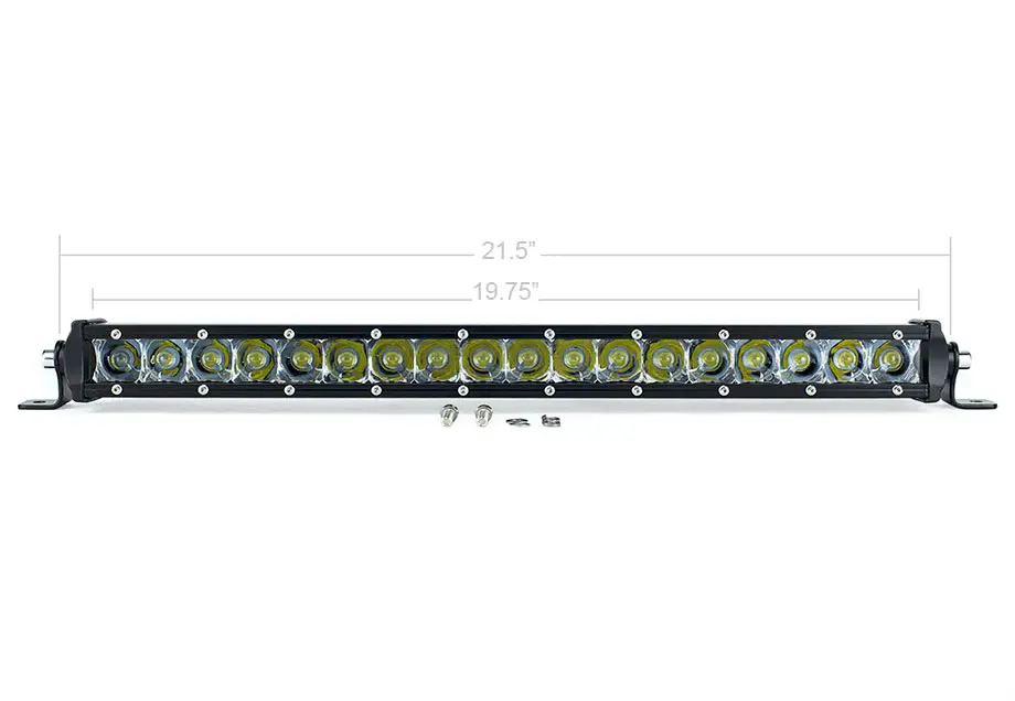 Cali Raised 20" Slim Single Row LED Bar