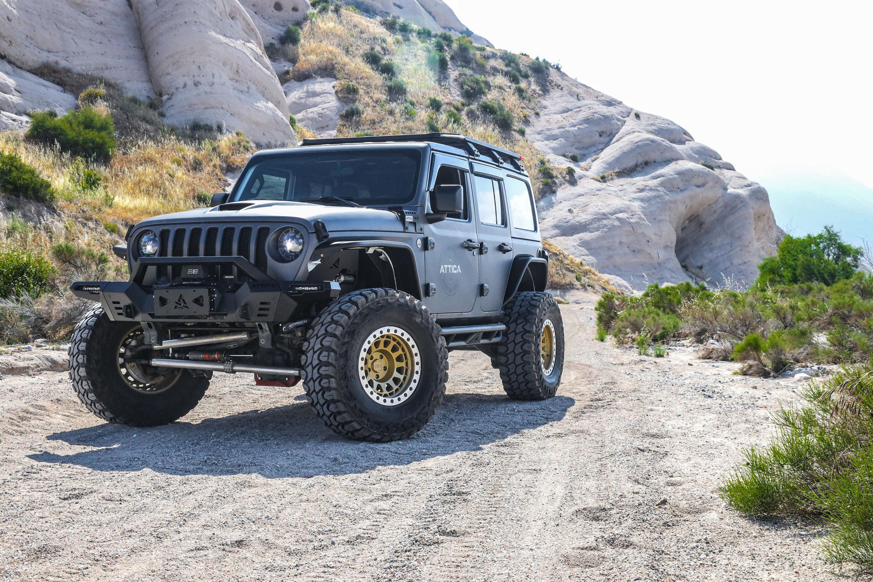 Attica 4x4 2018-2023 Jeep Wrangler JL Terra Series Inner Fenders