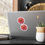 Thumbnail: Pink Ruffle Zinnia Vinyl Decal