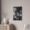 Thumbnail: Black and White D20 Canvas Print