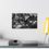 Thumbnail: Black and White Gaming Dice Canvas Print