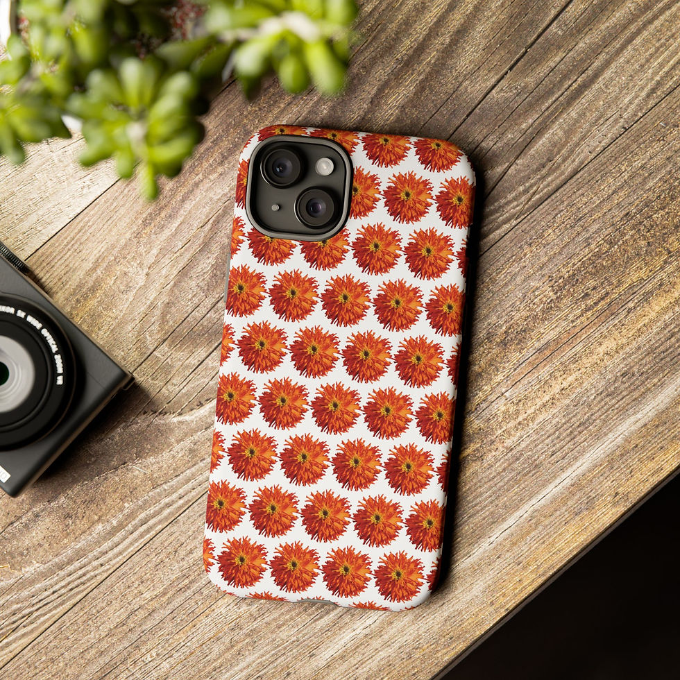 Thumbnail: Bright Orange Zinnia Phone Case