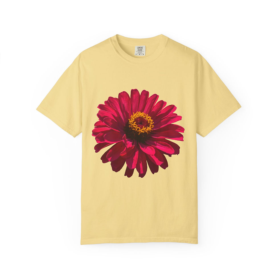 Thumbnail: Bright Pink Zinnia Comfort Colors T-Shirt 